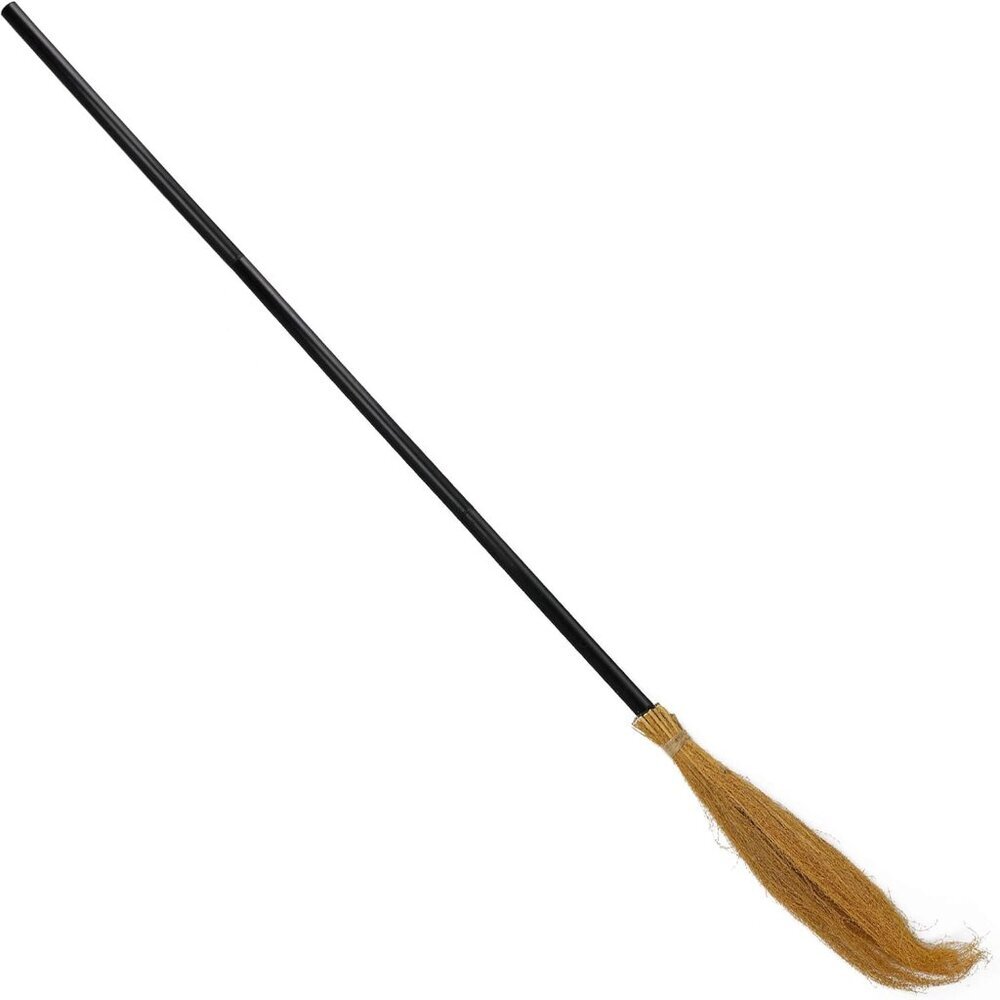 Witch Broomstick Costume Accessories - Realistic Wizard Flying Broom Stick Acces